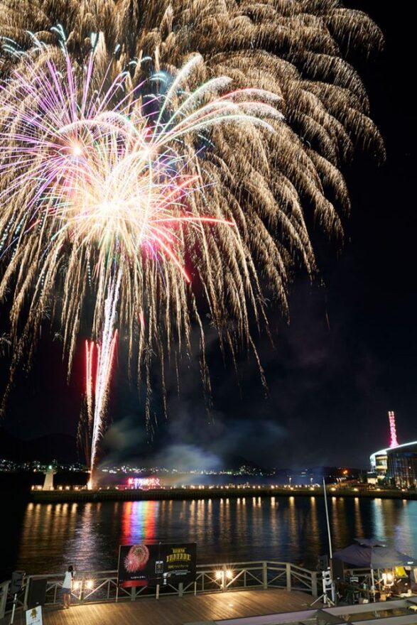 【下関市】夜空に響く☆海峡ファンファーレ