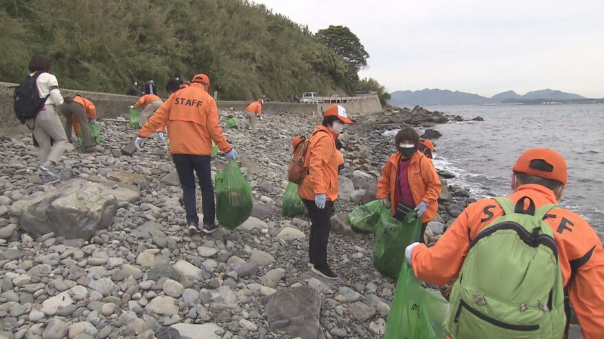 【下関市】六連島で灯台周辺の環境整備