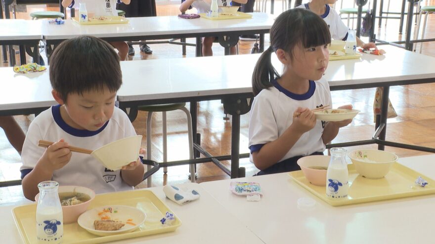 【長門市】旬を味わおう！「仙崎トロあじ」が給食に