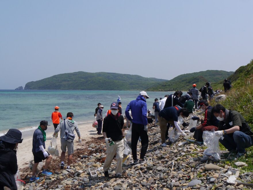 【長門市】海岸清掃で未来へつなぐ美しい海を