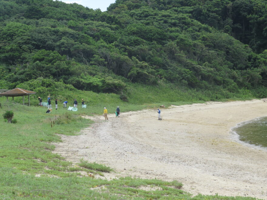 【田布施町】馬島と麻里府で海岸清掃